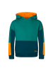 Trollkids Hoodie Rondane in lagoon green
