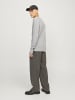 Jack & Jones Strickpullover in Light Grey Melange
