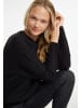 myMo Damen Strickpullover in Schwarz