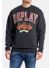 Replay Pullover 'PEACH HAND' in schwarz