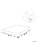 Beliani Bettlaken JANBU in Beige - (W) 180 x (H) 30 x (L) 200 cm