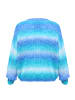 myMo Damen Pullover in BLAU MEHRFARBIG