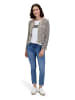 Betty Barclay Blazer-Jacke mit Fransen in Schwarz/Beige