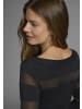 Melrose 3/4 Arm-Pullover in schwarz