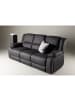 ebuy24 Sofa Singapore Schwarz 218 x 96 cm