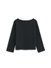 Polo Club T-Shirt WOMAN MINIMAL MIRA TSHIRT LONG SLEEVE REGULAR FIT in Schwarz
