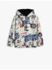KOTON Sweatshirt in Grau Gemustert
