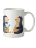 Mr. & Mrs. Panda Camping Tasse Pinguin Pärchen ohne Spruch in Weiß