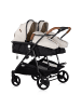 Chipolino Geschwisterkinderwagen Duo Smart in natur