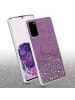 cadorabo Hülle für Samsung Galaxy S20 Glitter in Lila mit Glitter