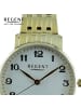 Regent Armbanduhr-Analog hellgold mittel (ca. 39mm) Regent Metallarmband