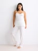 Erlich Textil  lange Schlafhose LIGHT TOUCH SCHLAFHOSE in ecru