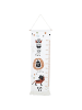 Home&Styling Collection Wachstumsmesser aus Leinwand mit Fransen, bis zu in Weiß, (B) 40 x (L) 140 cm