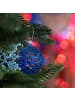 relaxdays 50-tlg. Weihnachtskugeln Set in Blau