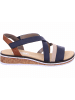 rieker Keilsandalette in blau
