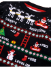 Threadboys Pullover Xmas Jumper Level in Black