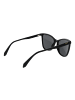 Polaroid Frauen Sonnenbrille Katzenauge Schwarz