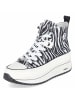 rieker Schnürstiefel in white