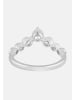 Ethische Diamanten Ring aus 375 Weißgold mit Lab Grown Diamant