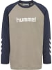 Hummel Shirt "Hmljr Logo T-Shirt L/S" in Khaki