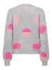 ONLY Strickpullover in Light Grey Melange