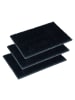 Astra Fußmatte für Außen ZOE 3ER SET 3 in Schwarz