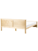 Beliani Doppelbett DAUPHIN in Braun - (W) 189 x (H) 82 x (L) 206 cm
