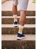 DANISH ENDURANCE Socken Tennis Crew in offwhite green offwhite navy offwhite mustard