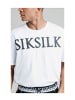 SikSilk Tshirt in Schwarz/Weiß