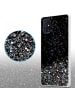 cadorabo Hülle für Samsung Galaxy M31s Glitter in Schwarz mit Glitter