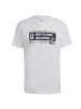 adidas T Shirt Rundhals mit Motiv in weiß