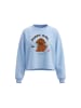 myMo Women Sweatshirt in Light Blue