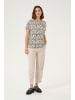 Kaffe T-shirt KAbella Regular fit in Black_Sand Graphic Dot