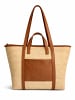 collezione alessandro Schultertasche " Naturals " in braun