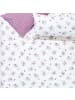 Dyckhoff Weichfrottier Wendebettwäsche in beere-weiß