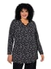 Ulla Popken Longshirt in schwarz