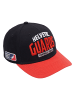 DEF Snapback in jet black/tomato