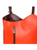 Toscanto Toscanto Schultertasche, Rucksack Leder orange, braun ca. 28cm