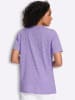 Sieh an! Longshirt in lavendel-ecru-bedruckt