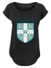 F4NT4STIC Long Cut T-Shirt University Of Cambridge Shield in schwarz