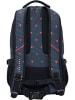 FORVERT Rucksack in navy double dots