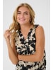 Kaffe Bluse ärmellos KAciara Regular fit in Sand/Black Flower
