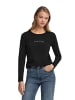 Polo Club Langarmshirt in Schwarz