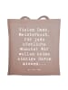 Mr. & Mrs. Panda Tote Bag Spruch Danke Koch mit Spruch in Braun Pastell