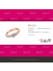 BALIA 333 Rosegold - 8 Karat, 333 Weißgold - 8 Karat Damen Ringe Boho 56 (17,8)
