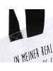 Mr. & Mrs. Panda Shopping Bag Avocado Glücklich mit Spruch in Weiß