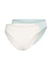 Schiesser Tai Slip Modal Essentials in Hellblau / Creme