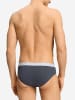 Hanro Slip Cotton Essentials in stormy gray/tanzanite