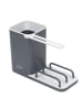 5five Simply Smart Küchenbehälter für Zubehör, Organizer in Schwarz, (B) 9 x (H) 15 x (L) 21 cm