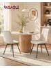 VASAGLE 2er-Set:Esszimmerstuhl Tyra in Beige - (B)52 x (H)83 x (T)43 cm